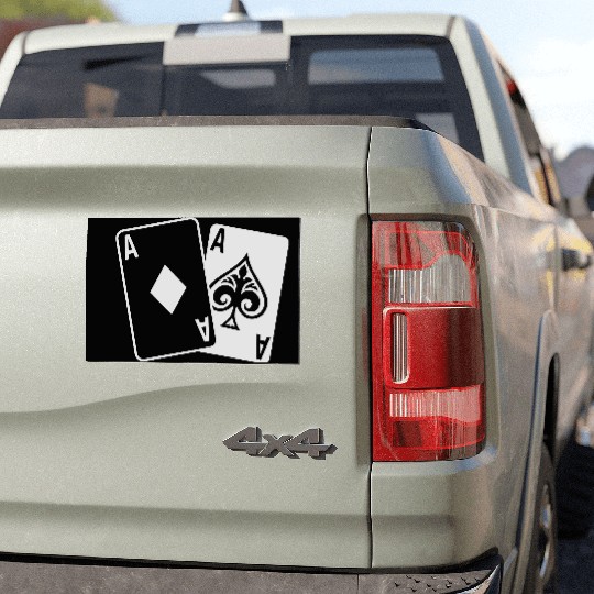 Poker - Poker Cards Car Magnets