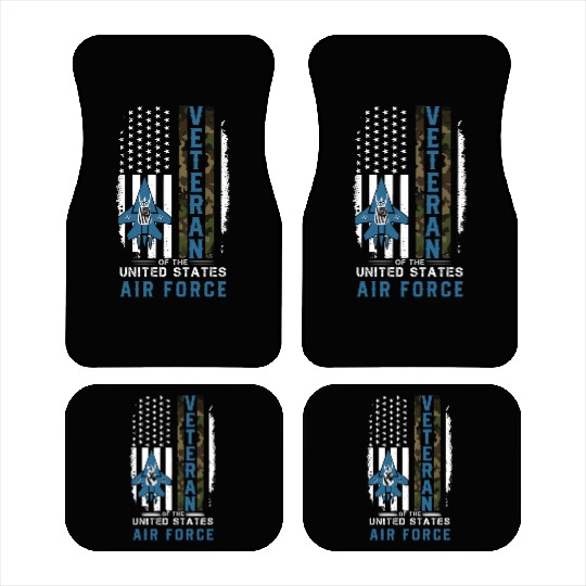 Us Air Force Veteran Camo Car Mats