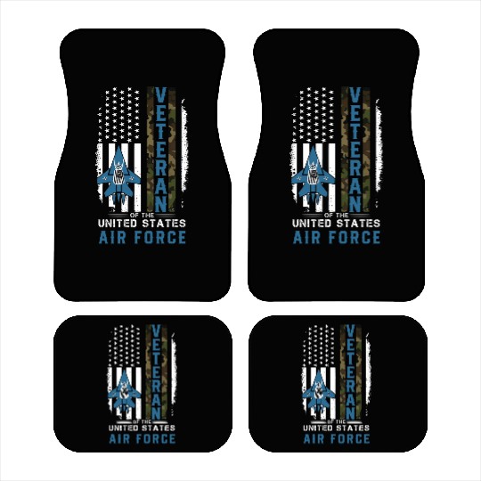 Us Air Force Veteran Camo Car Mats