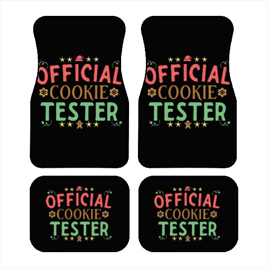 Official Cookie Teste Christmas Gingerbread Lover Car Mats