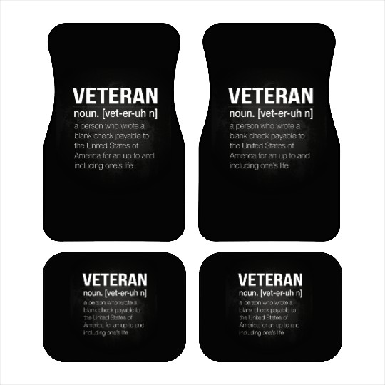 Veterans Car Mats - The definition of a veteran