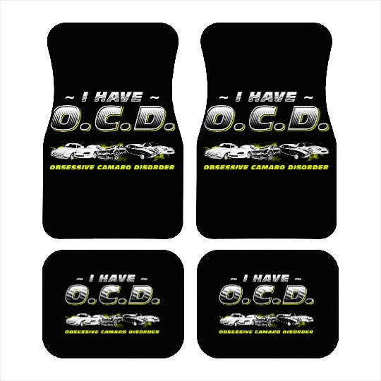 CAMARO - I HAVE O.C.D Car Mats