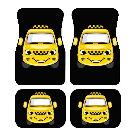 Taxi design art Car Mats