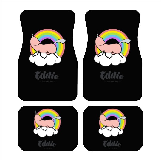 Eddie Funky Unicorn Dick Car Mats