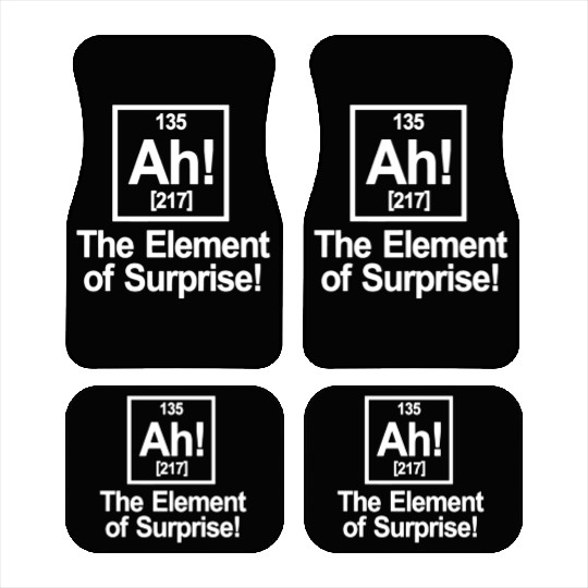 Ah Element Of Surprise Car Mats