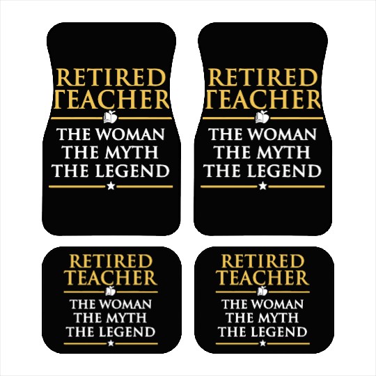 Retired Teacher Car Mats