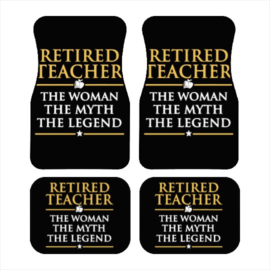 Retired Teacher Car Mats