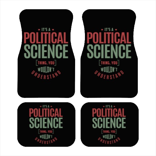 Political Science Thing Car Mats