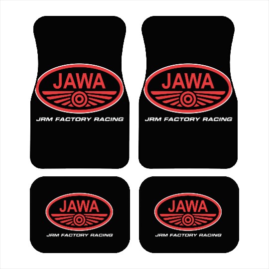 Jawa Racer Emblem Design Car Mats