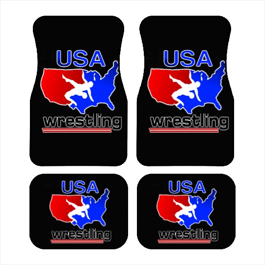 Team USA Wrestling Car Mats