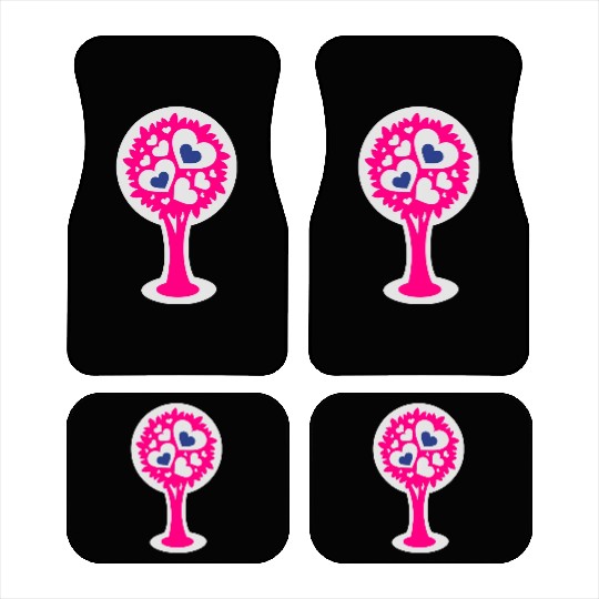 Heart Tree Car Mats