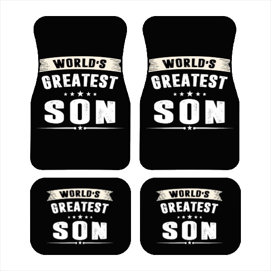 World's Greatest SON Best Son Ever Car Mats