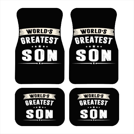 World's Greatest SON Best Son Ever Car Mats