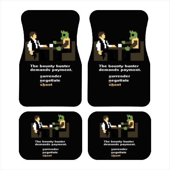 Han and Greedo 8-Bit Car Mats