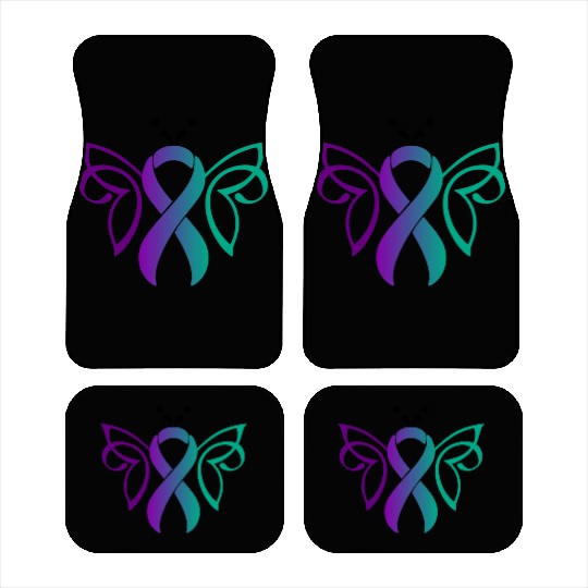 Suicide Butterfly Gradient Car Mats