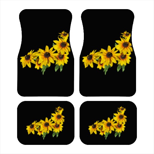 flowers lilies tulips orchids sunflower dahlia ger Car Mats