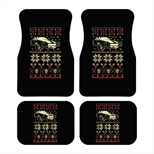 Camaro - Ugly Christmas Sweater for Camaro lover Car Mats