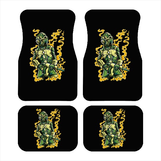 Robot Soldier Car Mats