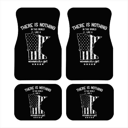 USA: Nothing In Like A Minnesota State Girl Gift Car Mats