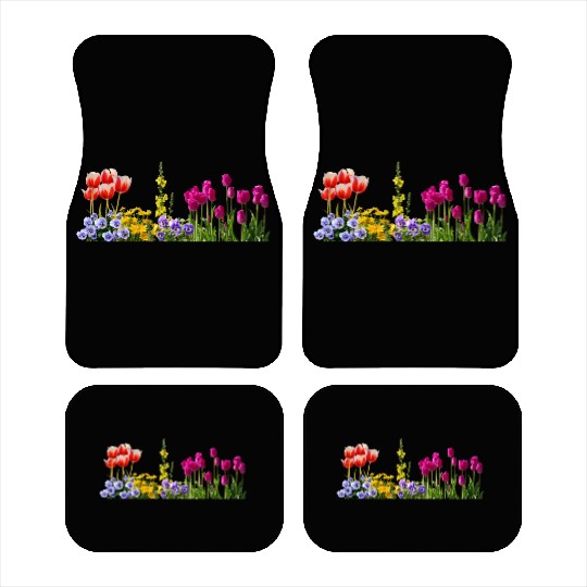 pansy stiefmuetterchen blumen flowers tulpen tulip Car Mats