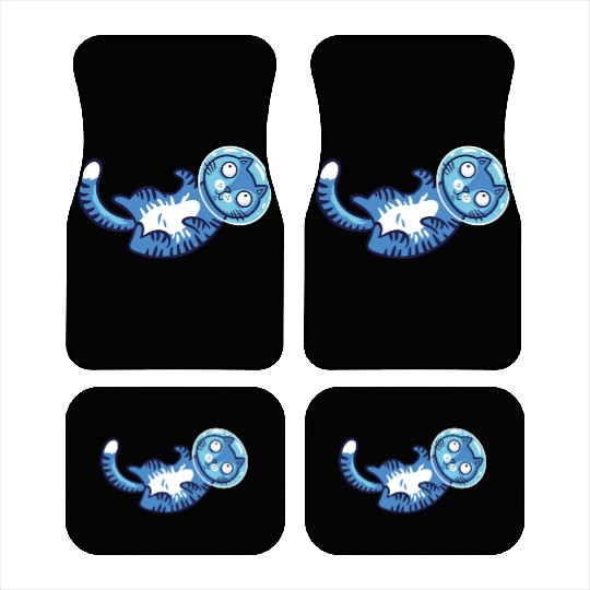 Space cat Car Mats