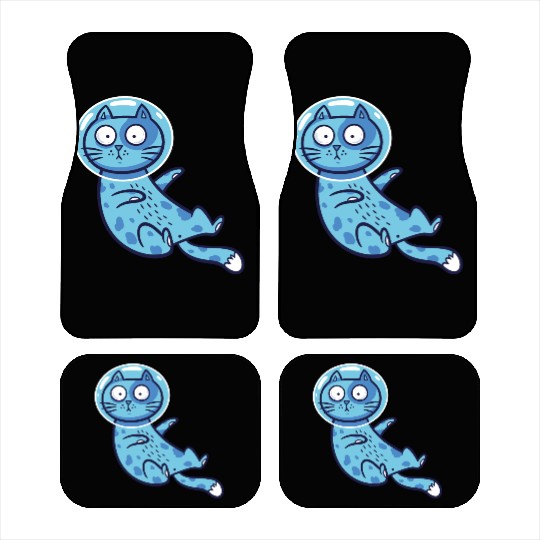 Space cat Car Mats