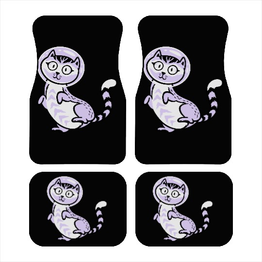 Space cat Car Mats