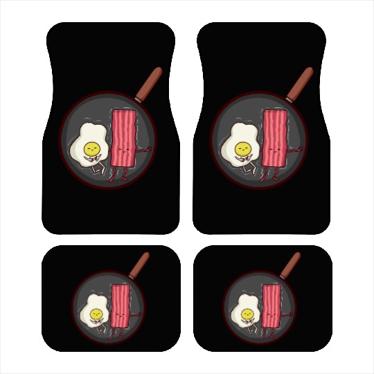 BACON X EGG FRYPAN Car Mats