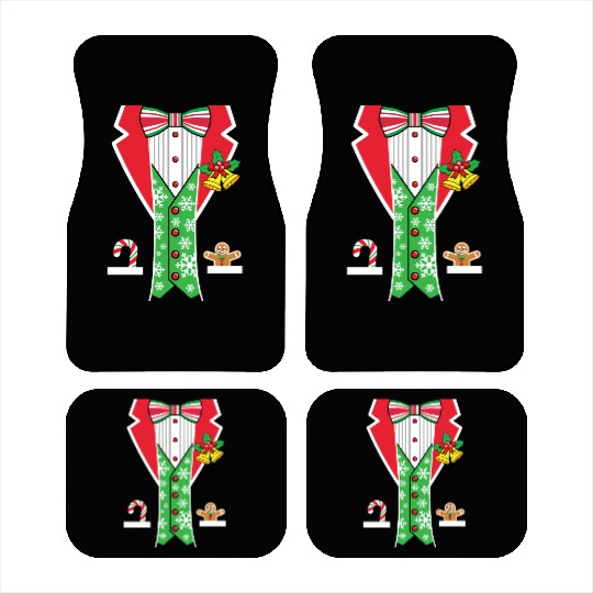 Christmas Tuxedo Car Mats