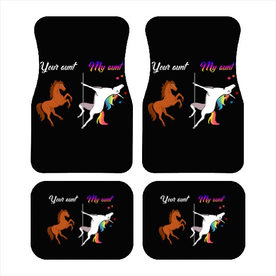 Your aunt my aunt Unicorn Car Mats