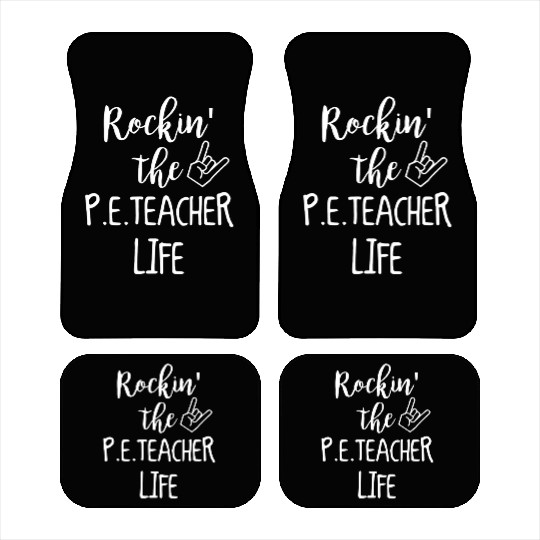 Rocking The PE Teacher Life Car Mats