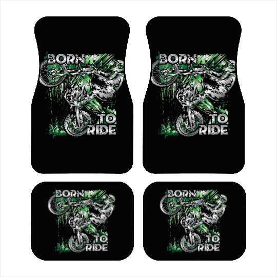 Supercross Born To Ride Car Mats