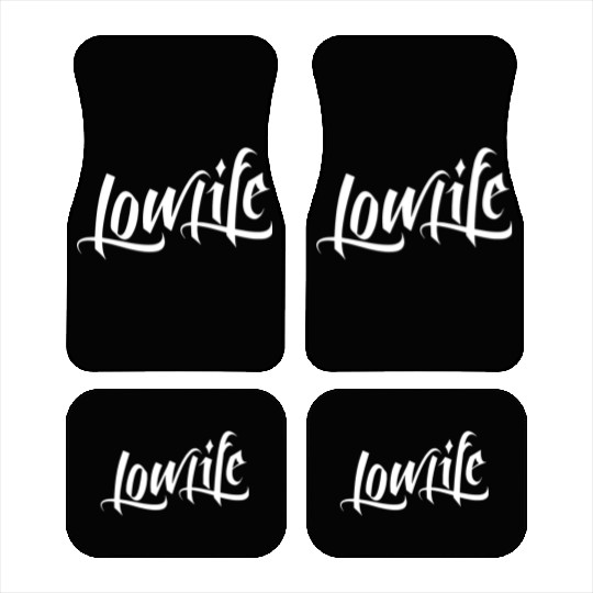 Low Life Over Flow Lowrider LowLife Tattoo Car Mats