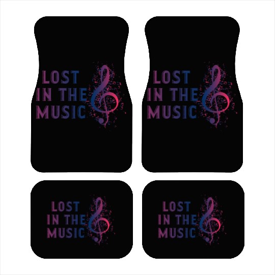 Perfect Gift For Music Lover. Car Mats