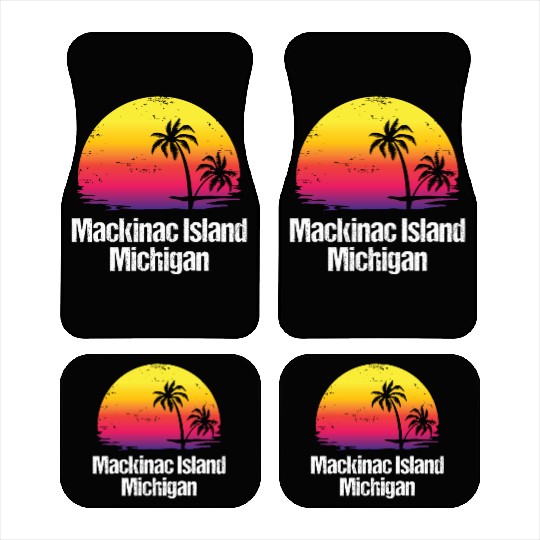 Summer Vacation Mackinac Island Car Mats