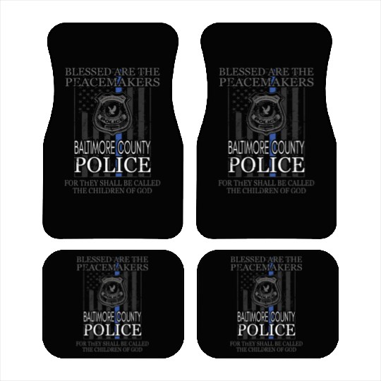 Baltimore County Police Car Mats Saint Michael Police Officer Prayer