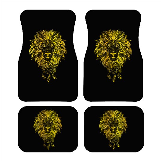Gold Lion Car Mats