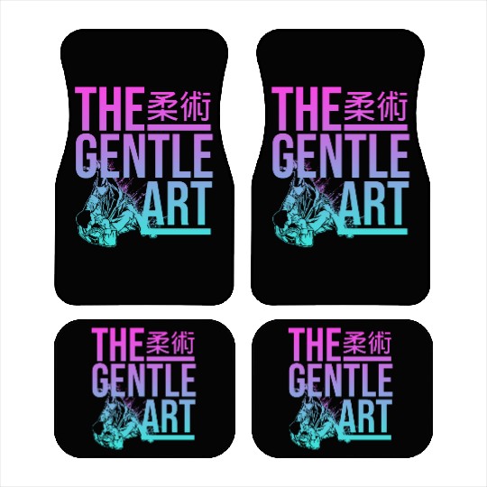 Jiu Jitsu - The Gentle Art - Japanese Vaporwave Car Mats