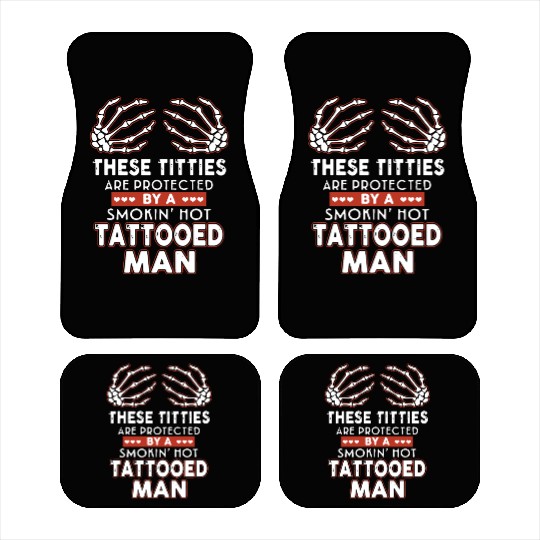 there titties are protected by a smoking hot tatto Car Mats