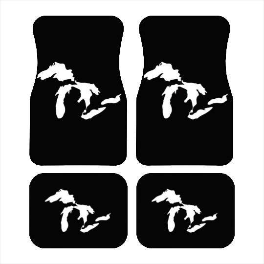 Great lakes white Car Mats