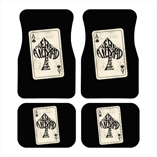 Alice in Wonderland | Ace Of Spades Were All Mad Here Car Mats
