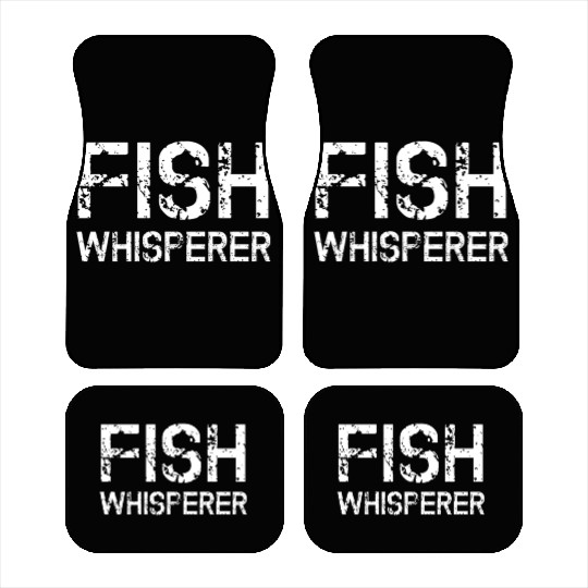 Fish Whisperer - Funny Fishing Fisherman Gift Car Mats