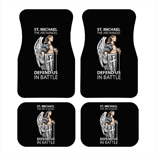 St Michael the Archangel Saints Angel Catholic Car Mats