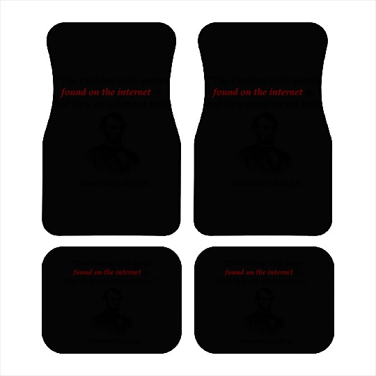 Funny Abraham Lincoln History Teacher Car Mats Source