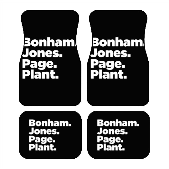 bonham jones page plant farm Car Mats