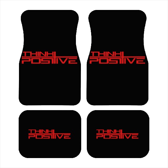 Cross Think Positive Think Cool Stay positive Opti Car Mats
