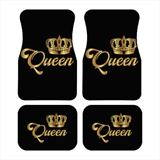 Crown Crowns King Queen JGA Wedding Bride Groom Pr Car Mats