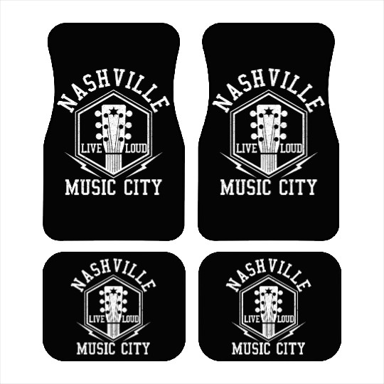Nashville Tennessee - Country Music City Car Mats