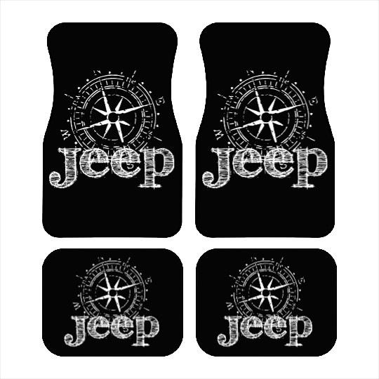 compass north south west east jeep Car Mats