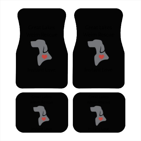 great lakes weim rescue instant love dog Car Mats